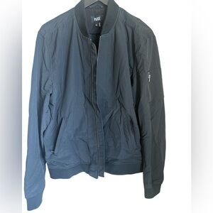 PAIGE Men's Charcoal Bomber Jacket